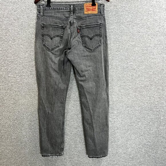 Levi's 511 Jeans Mens Size 32x29* Gray Acid Wash Slim Fit Straight Stretch Denim - Picture 14 of 14